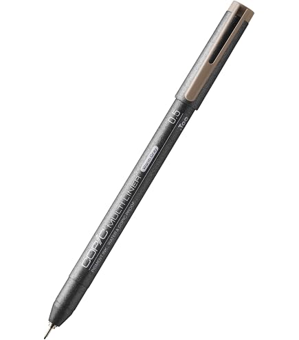 Amazon.co.jp: コピックマーカー マルチライナー 0.5 グレー 顔料系